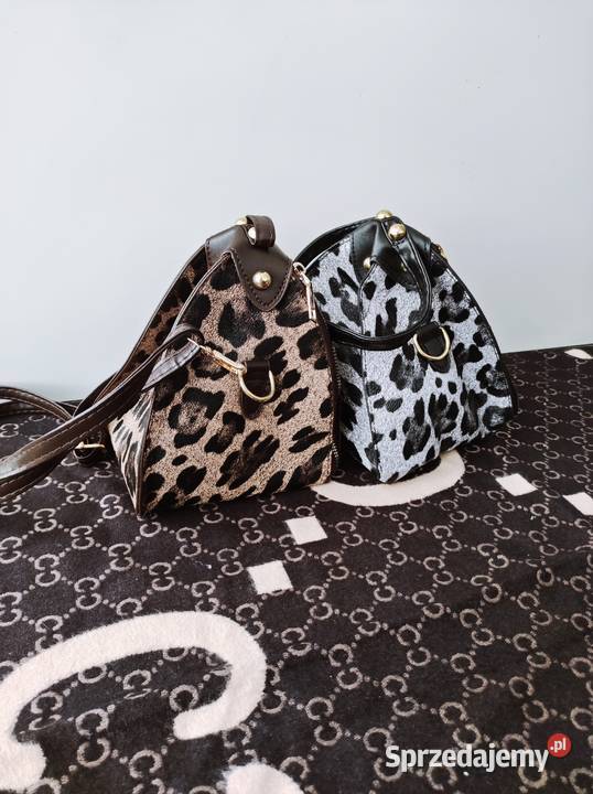 PROMOCJAPiękne torebki w panterkęBrązowy czarny Warszawa
