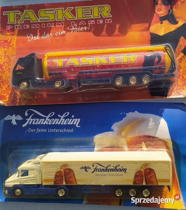 Ciężarówki reklamowe 10 sztuk skala 187 Gdańsk