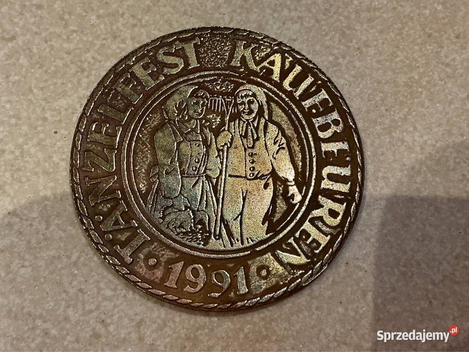 Żeton Medal Święto Tańca 1991 Niemcy Nowa Sól