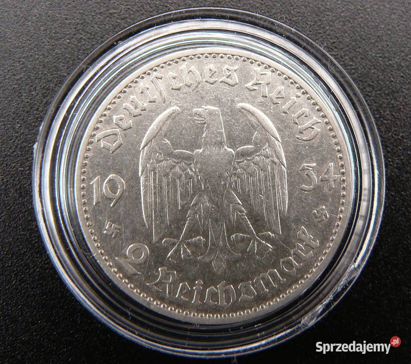2 Reichsmark 1934 Kościół F Niemcy Szklarska Poręba