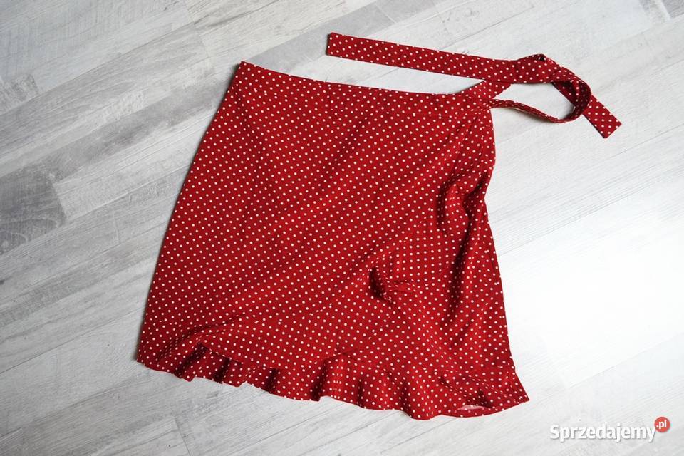 Nasty Gal spódniczka czerwona w kropki groszki Toruń sprzedam