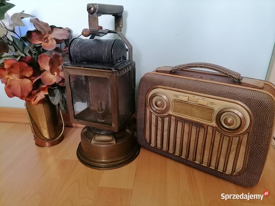 Stara lampa kolejowa karbidowa z lat 20 tych Kraków