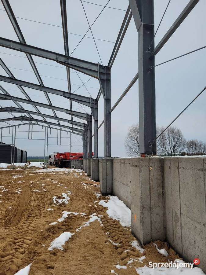 Hala stalowa 20x40x6 konstrukcja stalowa Przasnysz
