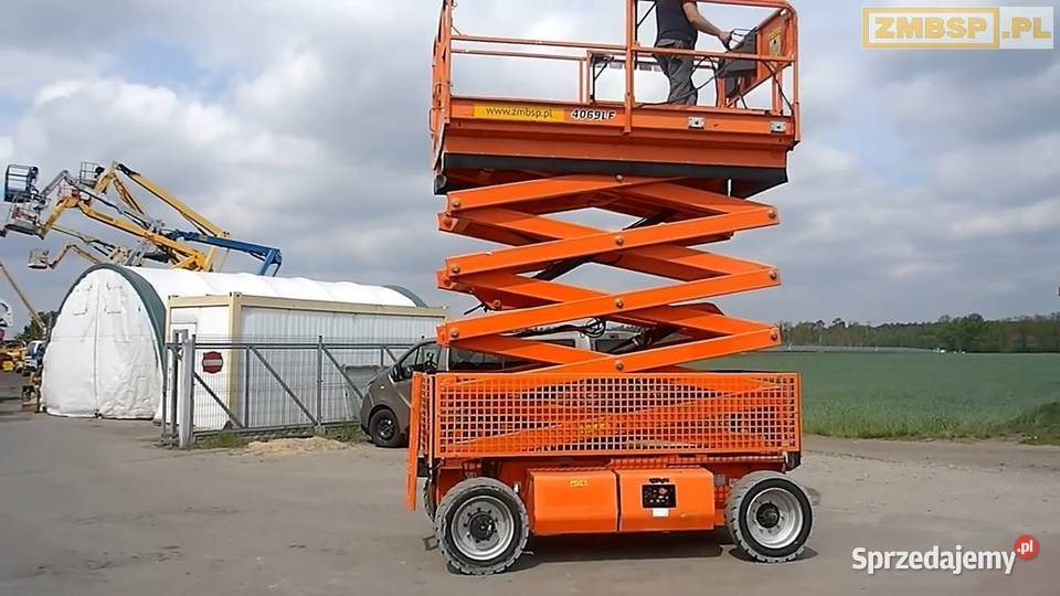 Podnośnik nożycowy zwyżka 14m JLG 4069LE Rok produkcji 2015 Dźwigi, podnośniki wielkopolskie Pleszew