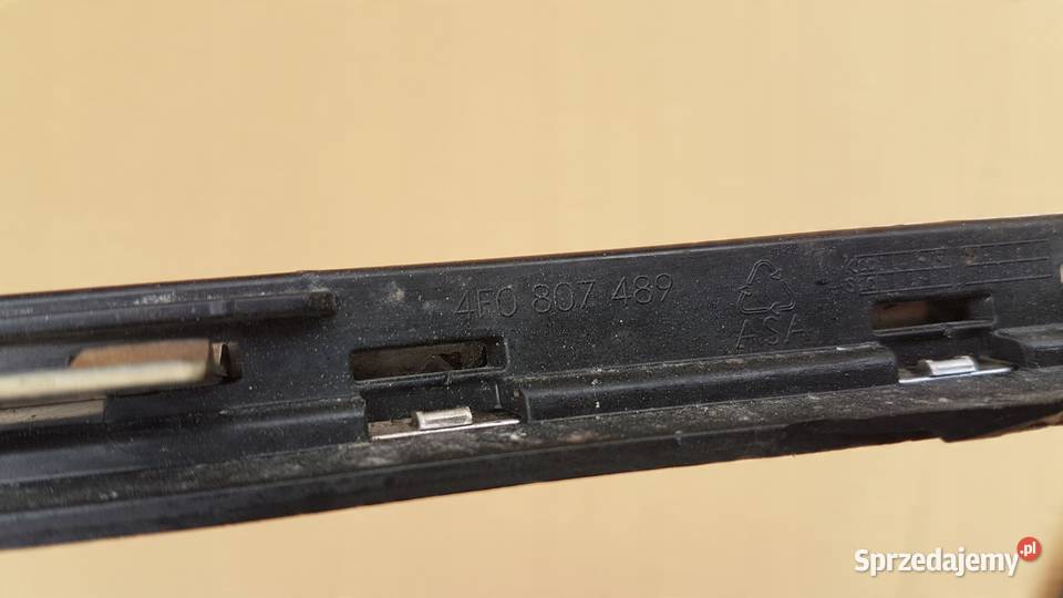 LISTWA ZDERZAKA LEWY PRZÓD AUDI A6 C6 4F0807489 Międzychód
