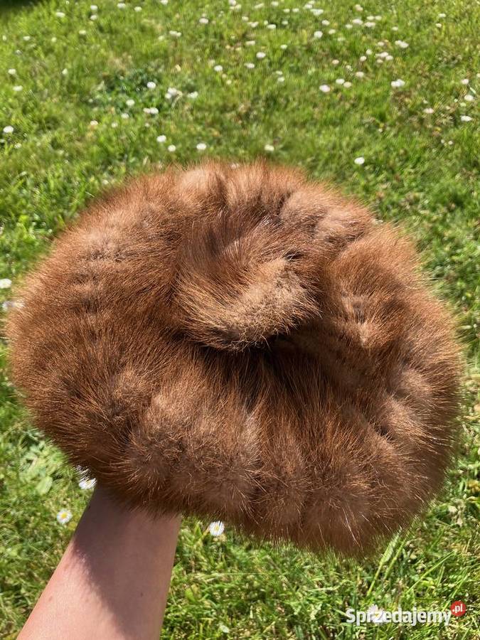 Czapka naturalne futro z norek Kates Boutique Nisko