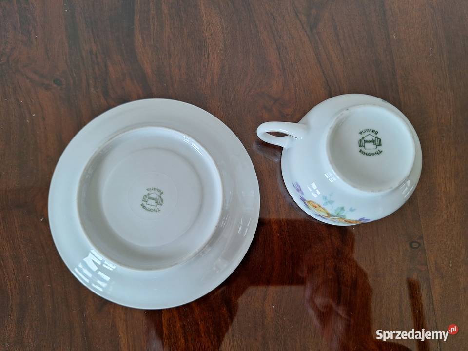 Thomas Bavaria Duo porcelana filiżanka spodek Gdańsk