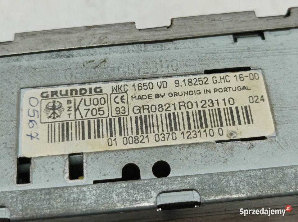RADIO KLASYK WKC 1650 KOD DO RADIA Volkswagen