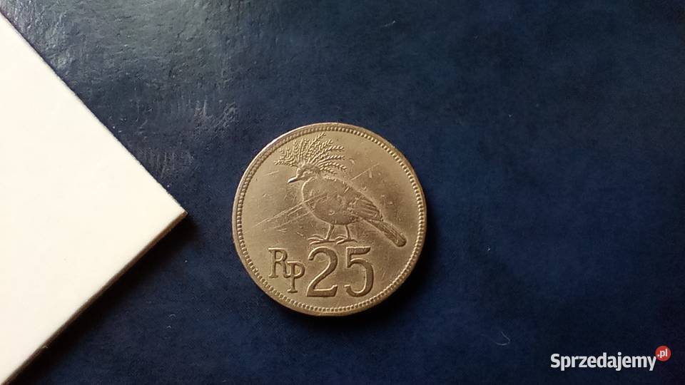Stare monety 25 rupii 1971 Indonezja Lesko