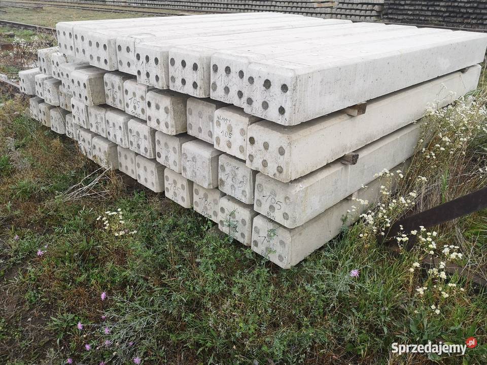 KUPIĘ podkłady kolejowe betonowe SZWELE Cała lubuskie Zielona Góra