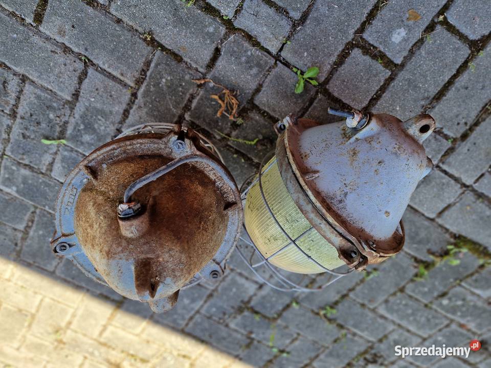 Para Starych lamp przemysłowych Szczecinek