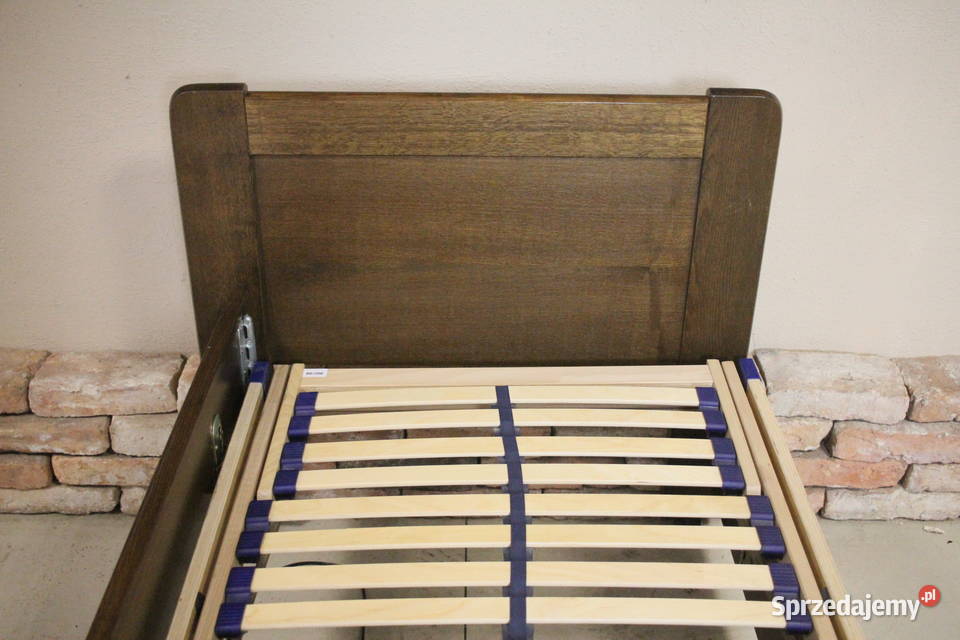 Łóżko elektryczne starszych osób rama DĘBOWA