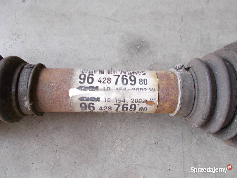 citroen c5 30 v6 02r półoś lewa prawa 9642876980 lubelskie