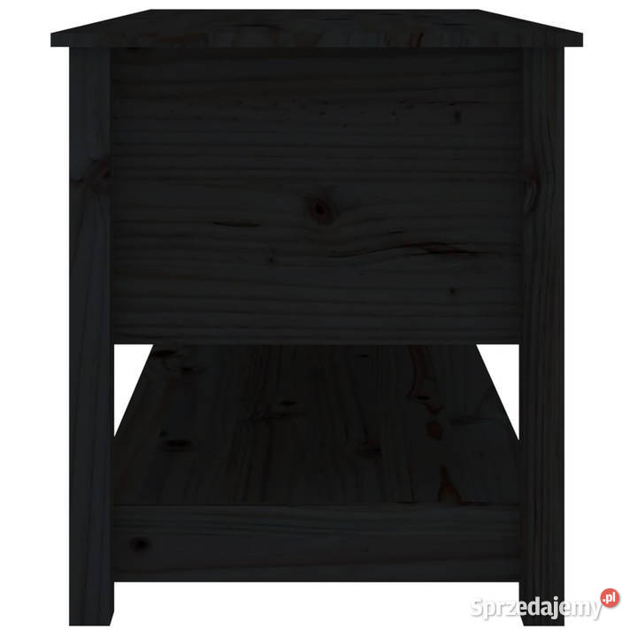 Stolik kawowy czarny 102x49x55 lite drewno mazowieckie
