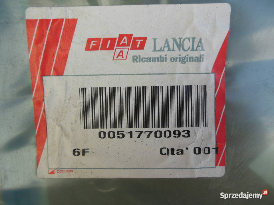 SZYBA BOCZNA PRAWY PRZÓD FIAT PANDA 51770093 Rok produkcji 2021 Szyby sprzedam