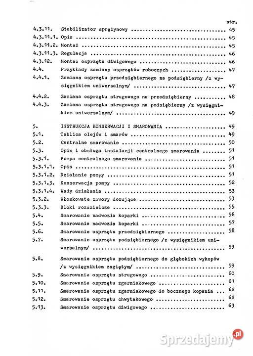 KOPARKA 251 instrukcja obsługi miękka