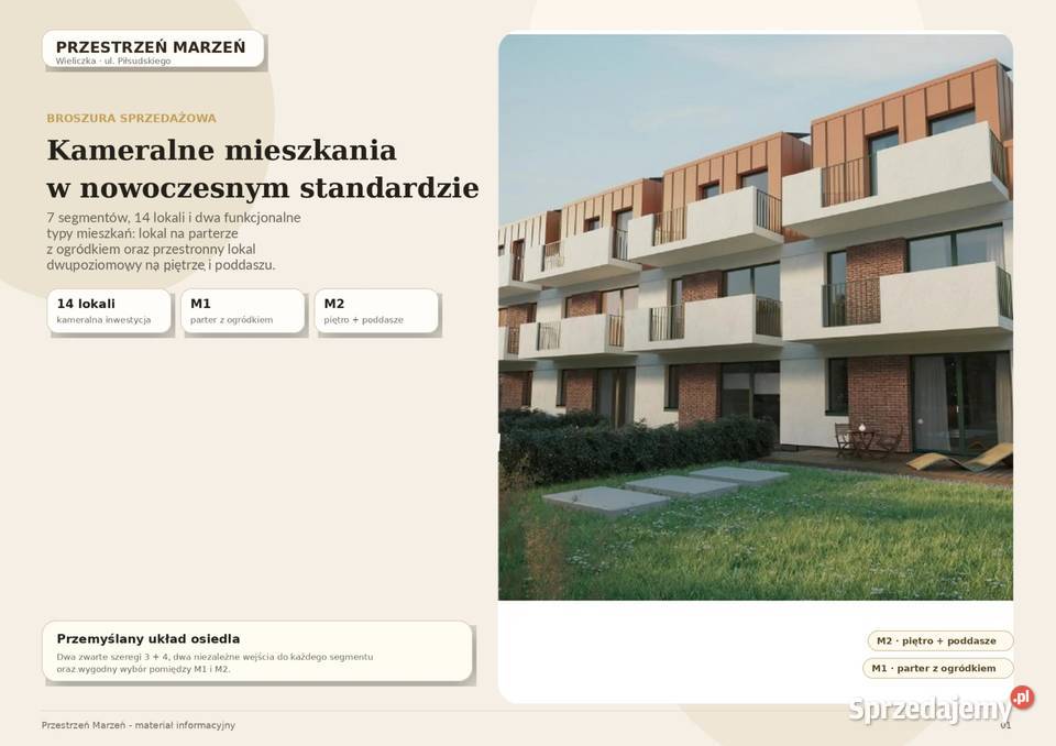 Mieszkanie z ogródkiem w centrum Wieliczki Wieliczka