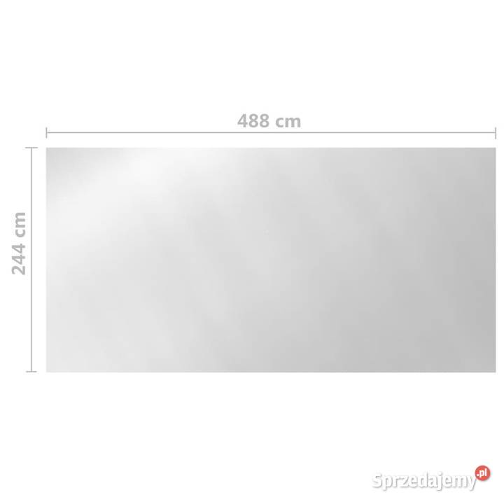Folia na basen srebrna 488x244 PE WM93099 Warszawa sprzedam