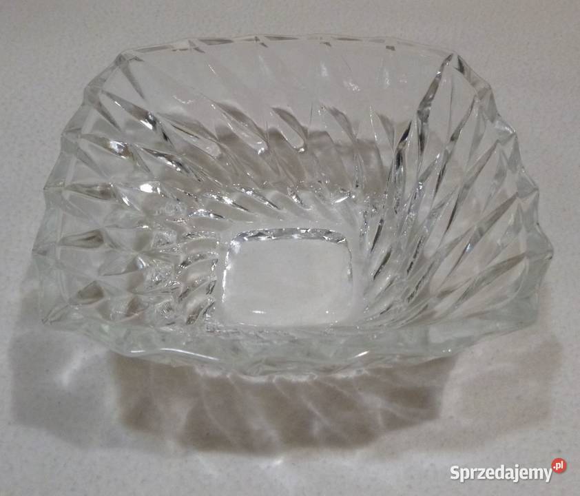 Szklana kwadratowa salaterka Ceramika i szkło Warszawa sprzedam