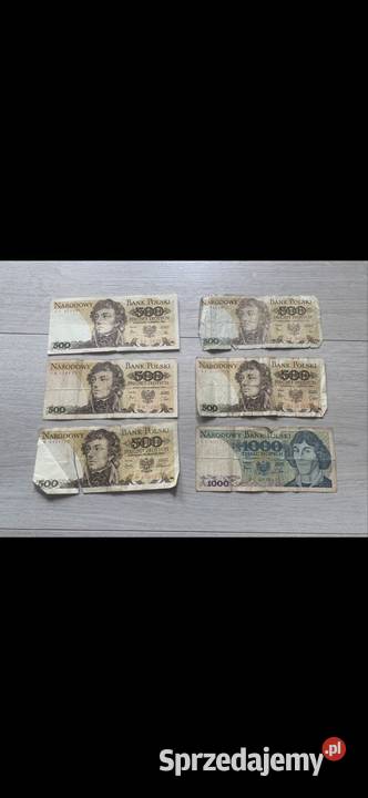 Banknoty z czasów PRL sprzedam