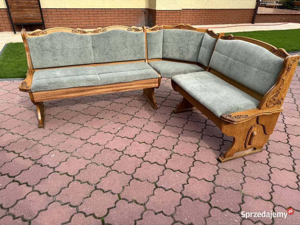 Narożnik kuchenny stylowy rogówka stół