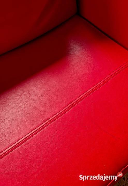 Kanapa czerwona Sofy i kanapy Kruklanki