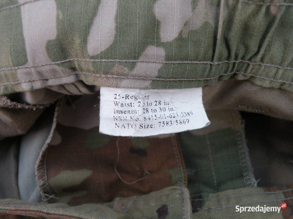 Spodnie ACU multicam OCP 25 regular FEMALE