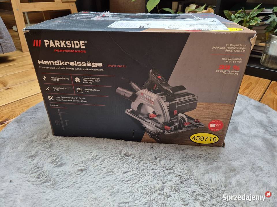 Nowa piła tarczowa Parkside Performance PPHKS małopolskie Nowy Sącz