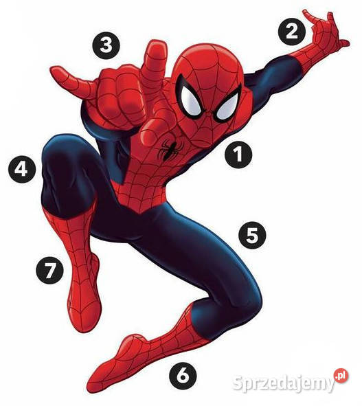 Spiderman Naklejki Winylowe na Ścianę Dekoracja Mogilany