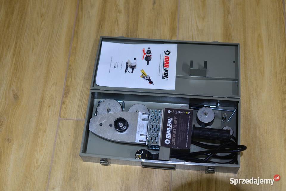 Nowa zgrzewarka do rur PP ze skrzynką