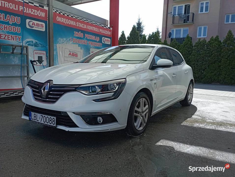 Renault Megane IV 16 DCI 130 BIAŁA PERŁA podgrzewane fotele lubelskie Biłgoraj