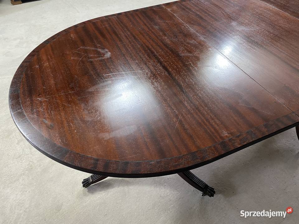 Stół mahoniowy rozkładany klasyczny antyk Budno