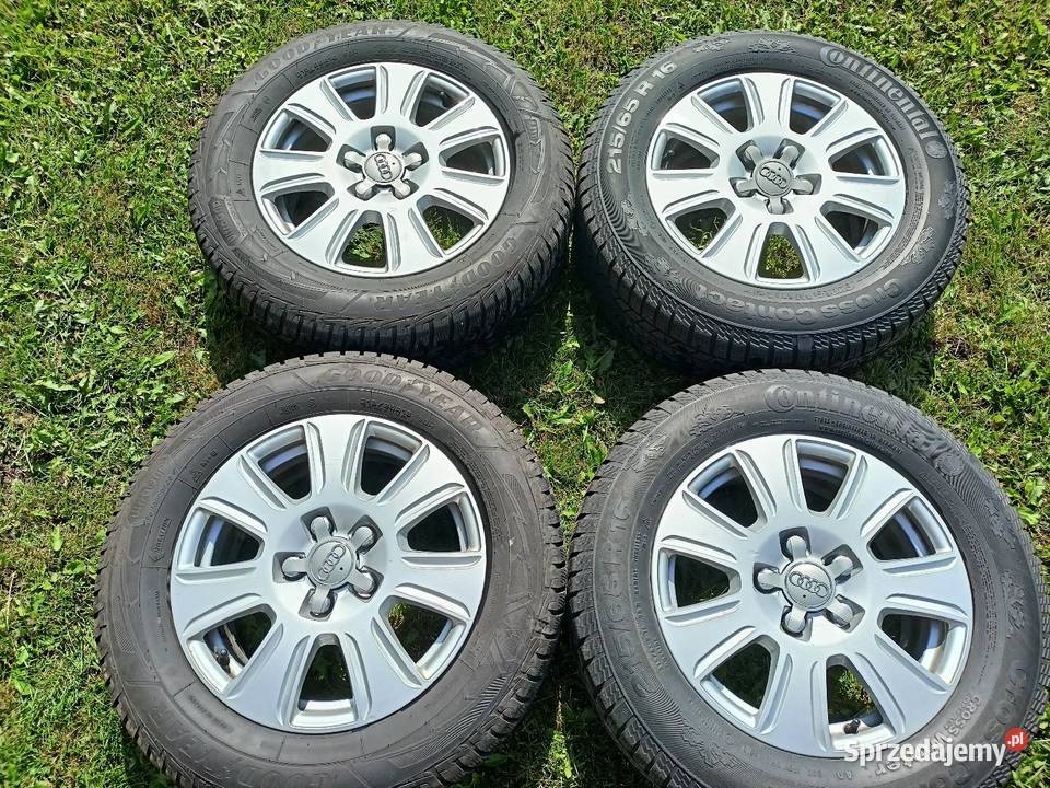Komplet kół zima audi Q3 E65Jx16 H2 ET33 Bełżyce sprzedam