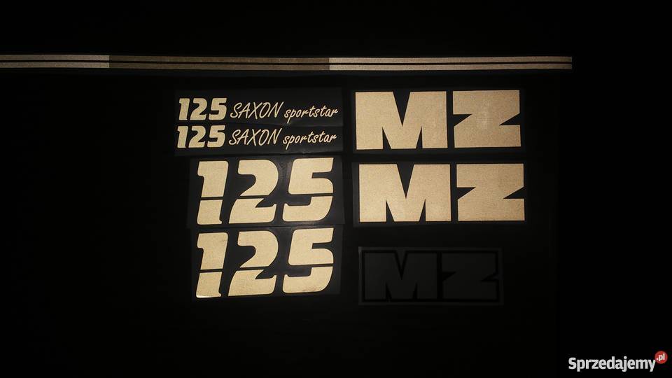 Naklejki na motocykle MZ ETZ TS SAXON podkarpackie Przeworsk