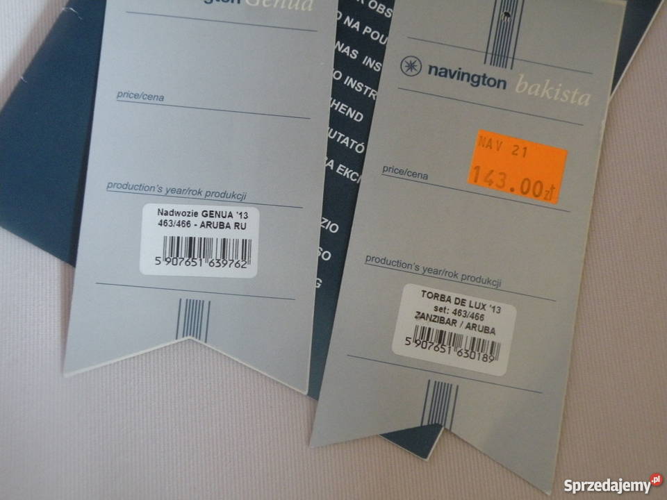 Navington Caravel głęboki Aruba Torba Folia Amortyzatory