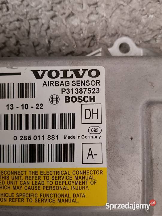 Moduł airbag Volvo v60 osobowe lubelskie Tomaszów Lubelski