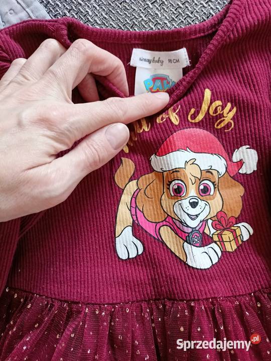 Śliczna sukienka świąteczna rozmiar 98 kujawsko-pomorskie Włocławek