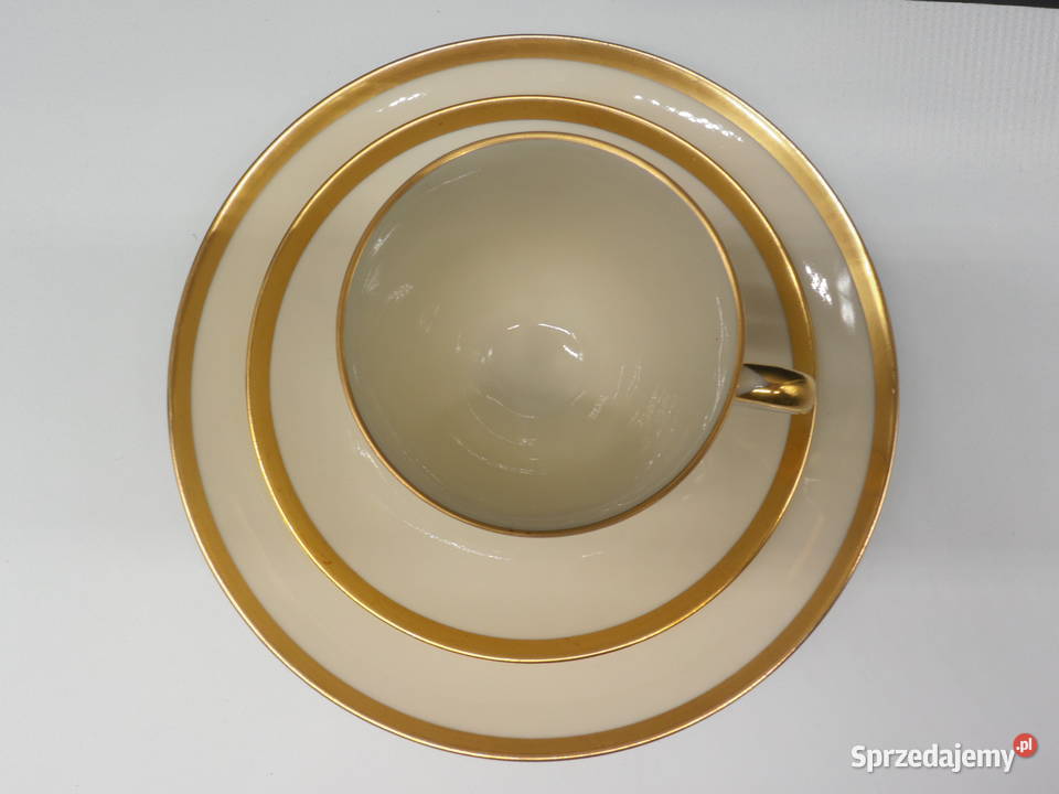 Ekskluzywne Trio Śniadaniowe FRSTENBERG Fason Porcelana i szkło sprzedam