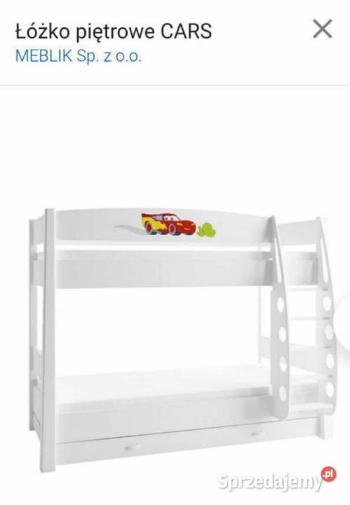 Łóżko CARS Meblik meble stan idealny