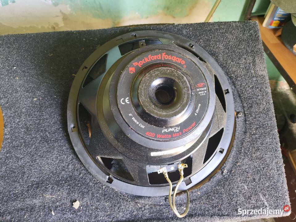 Skrzynia bassowa basowa tuba subwoofer Rockford skrzynie basowe i tuby Niegowonice