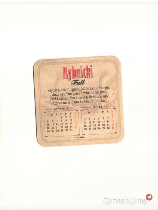 Rybnicki podstawka do piwa 5 Gliwice