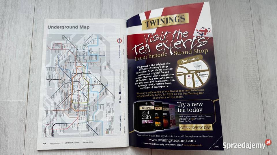 NOWA Książka język Angielski London Planner Łódź