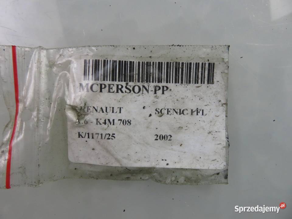 MCPERSON PRAWY PRZEDNI RENAULT SCENIC I FL 16