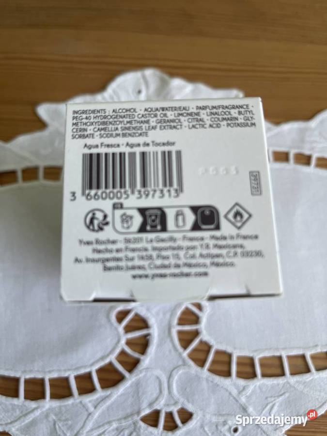 Yves rocher woda toaletowa zielona herbata 100 Unisex Gostyń