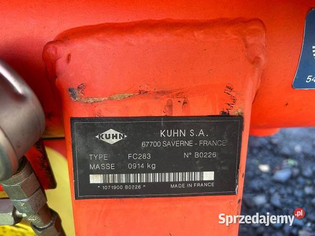 kosiarka KUHN FC283Krone Rotacyjne Zambrów