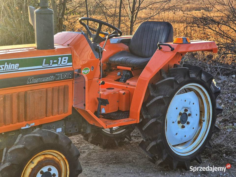 Traktorek traktor KUBOTA L118D 18 44 Kubota Małuszyn sprzedam
