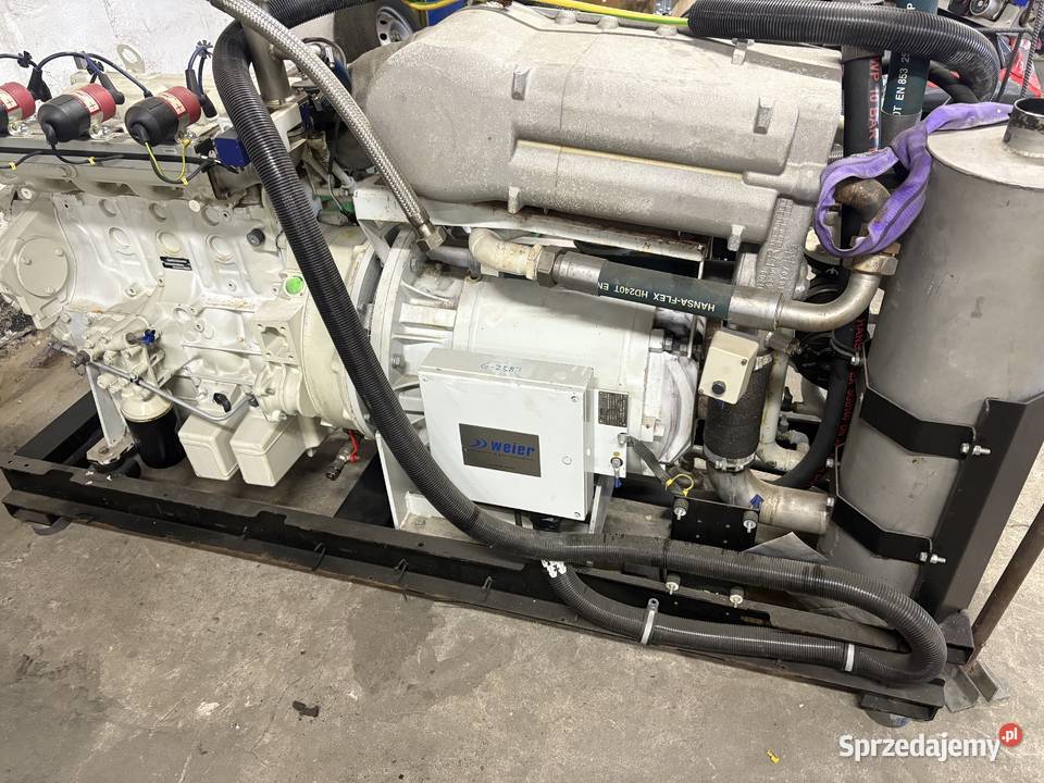 Kogenerator Generator 56KW na części silnik MAN Aleksandrów Kujawski