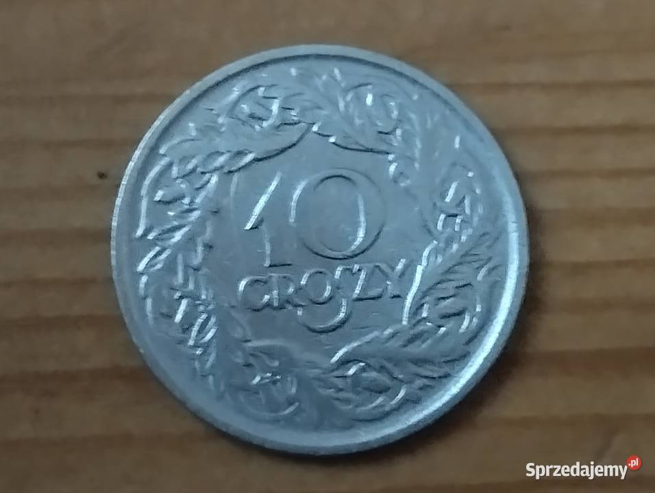 Moneta 10 groszy z 1923 roku II RP Numizmatyka Warszawa sprzedam