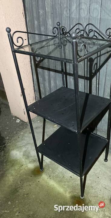 metalowa etażerka stojak kwietnik stolik ikea Kraków