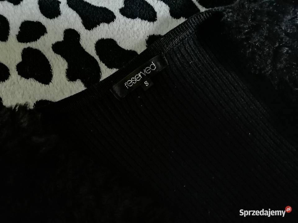 RESERVED kamizelka sweterek futerko kamizela Leszno